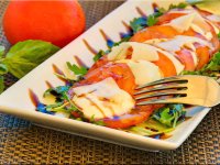 Paula&#39;s insalata caprese appetizer at  Piazza Pascal . I&#39;m more of a meat guy but Paula liked it.