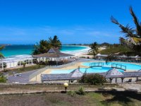 Owners photos of our condo pool. That&#39;s Orient Beach in the background. This beach is on the east side of the island and as such was a little breezy. I think I would have preferred a little less wind but it wasn&#39;t a problem by any stretch of the imagination.